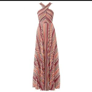 Amur halter multicolored dress